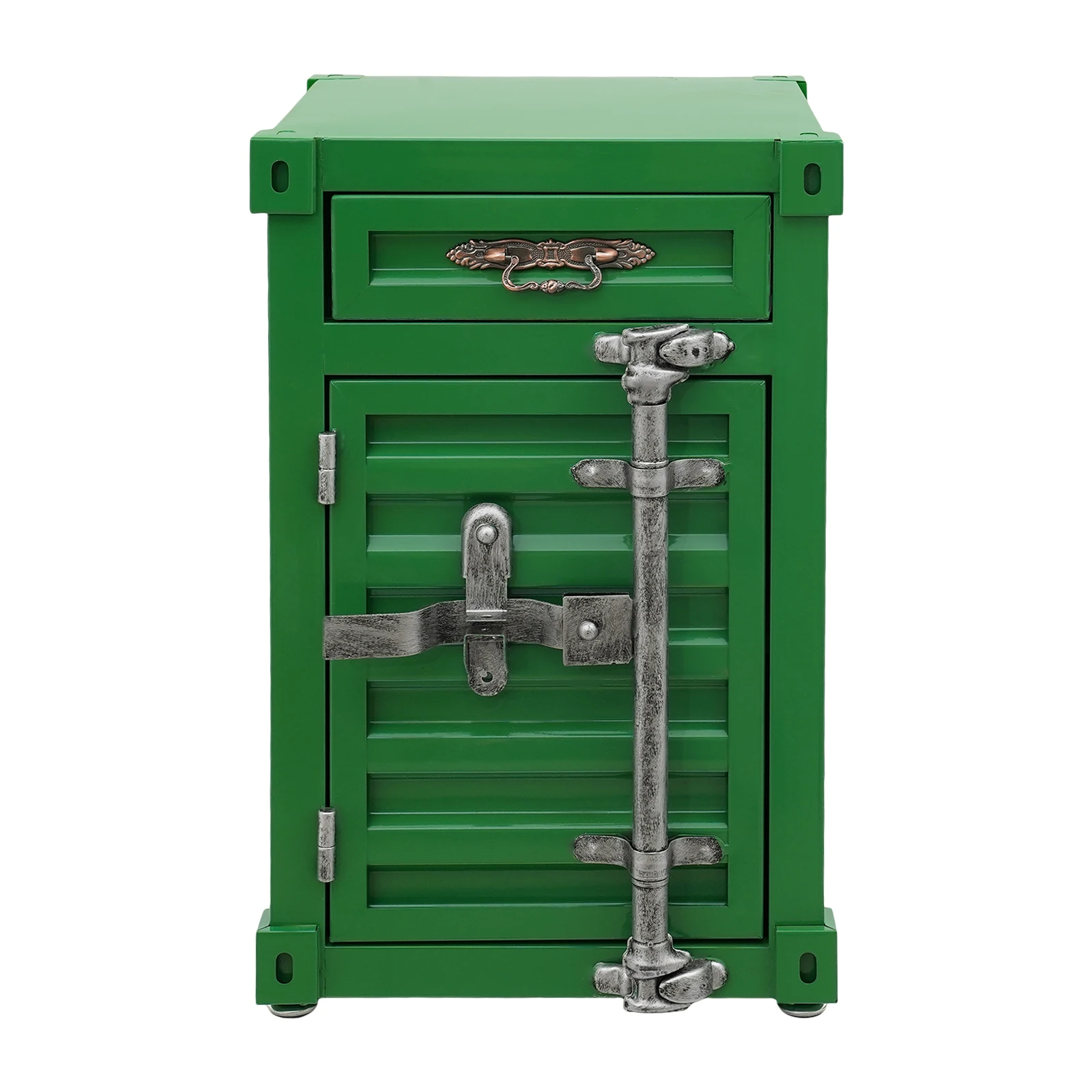 Industrial Metal Side Table, Storage Cabinet, Container Bedside Table with Drawer & Lock for Bar/Bedroom/Garage
Industrial Metal Side Table, Storage Cabinet, Container Bedside Table with Drawer & Lock for Bar/Bedroom/Garage