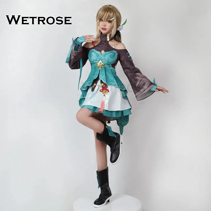 【Wetrose】In Stock Qingque Cosplay Costume Honkai Star Rail Qing Que Qingzhuang Seijyaku Full Set Anime Game Party Outfits Hallow
【Wetrose】In Stock Qingque Cosplay Costume Honkai Star Rail Qing Que Qingzhuang Seijyaku Full Set Anime Game Party Outfits Hallow