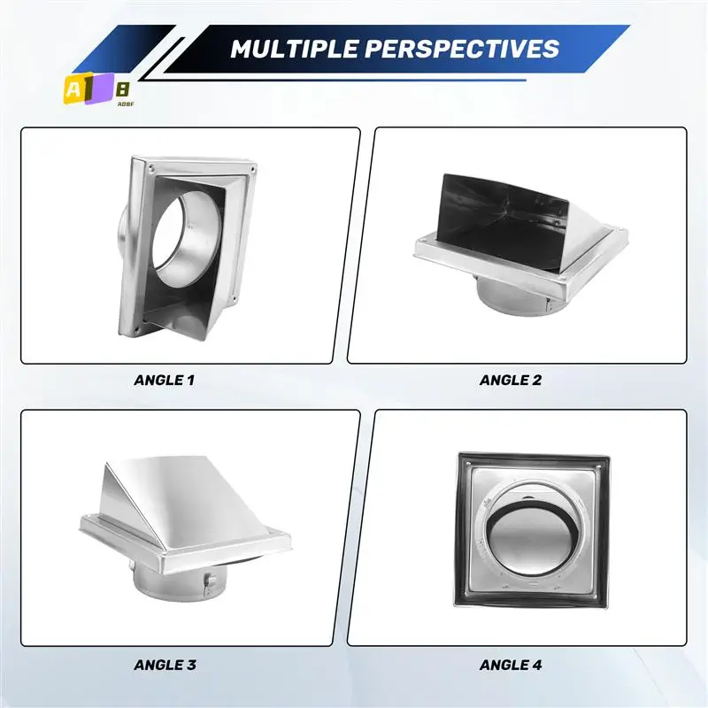 A08F-Dryer Vent Cover Outdoor Wall With Cushioned Non Return Flap,External Extractor Wall Vent,Stainless Steel Vent Cover
A08F-Dryer Vent Cover Outdoor Wall With Cushioned Non Return Flap,External Extractor Wall Vent,Stainless Steel Vent Cover