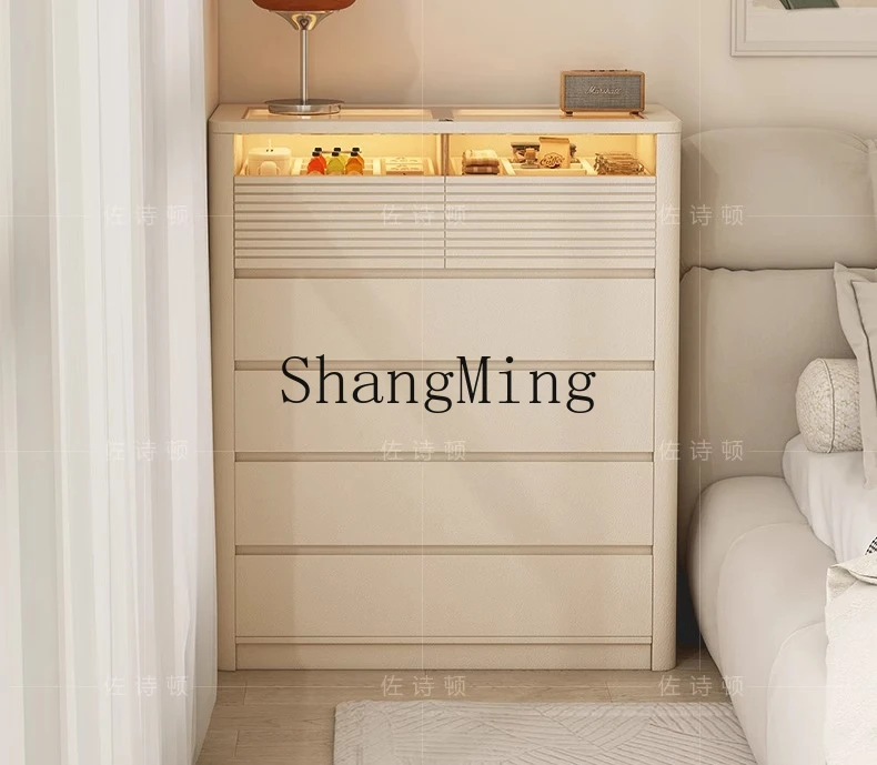 HJ new modern home storage cabinet room storage bedside cream wind bedside cabinet
HJ new modern home storage cabinet room storage bedside cream wind bedside cabinet