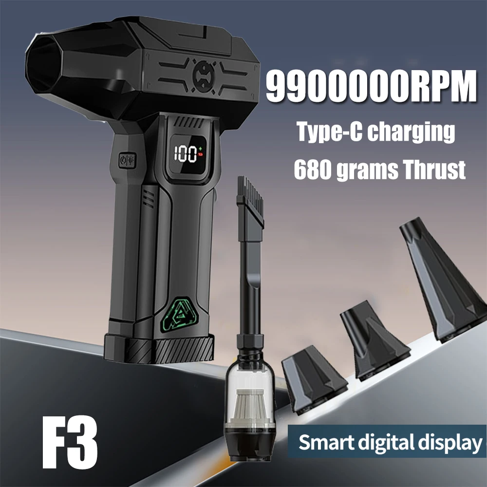 F3 турбореактивный вентилятор, мощный, высокоскоростной, 990000 об/мин, турбовентилятор, 68 м/с, автомобильный пылесос, 680 г, тяговый бесщеточный двигатель типа C
F3 турбореактивный вентилятор, мощный, высокоскоростной, 990000 об/мин, турбовентилятор, 68 м/с, автомобильный пылесос, 680 г, тяговый бесщеточный двигатель типа C