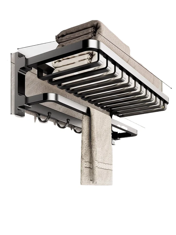 Вешалка для полотенец Four Seasons Muge, алюминиевая складная настенная полка для унитаза без перфорации в ванной комнате
Вешалка для полотенец Four Seasons Muge, алюминиевая складная настенная полка для унитаза без перфорации в ванной комнате