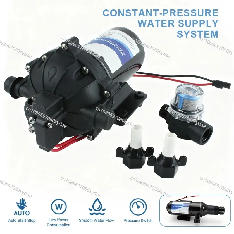 12V Diaphragm Water Pump Small High Pressure High-flow Compact Electric Automatic Self-priming Pump for Farm Irrigation System
12V Diaphragm Water Pump Small High Pressure High-flow Compact Electric Automatic Self-priming Pump for Farm Irrigation System