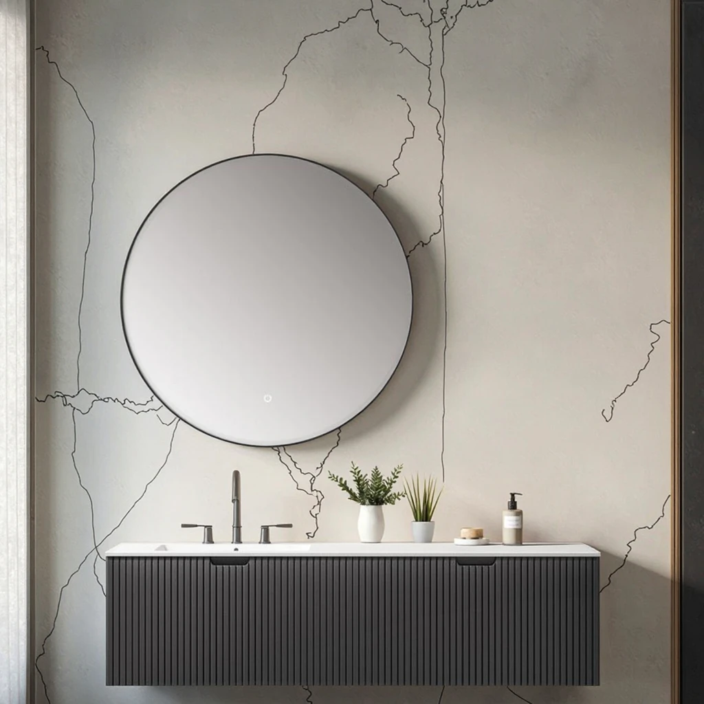Customized Modern Style Smart Mirror Bathroom Vanity Wall Hung Cabinet Waterproof Plywood Lacquer Carcase For Home & Hotel Use
Customized Modern Style Smart Mirror Bathroom Vanity Wall Hung Cabinet Waterproof Plywood Lacquer Carcase For Home & Hotel Use