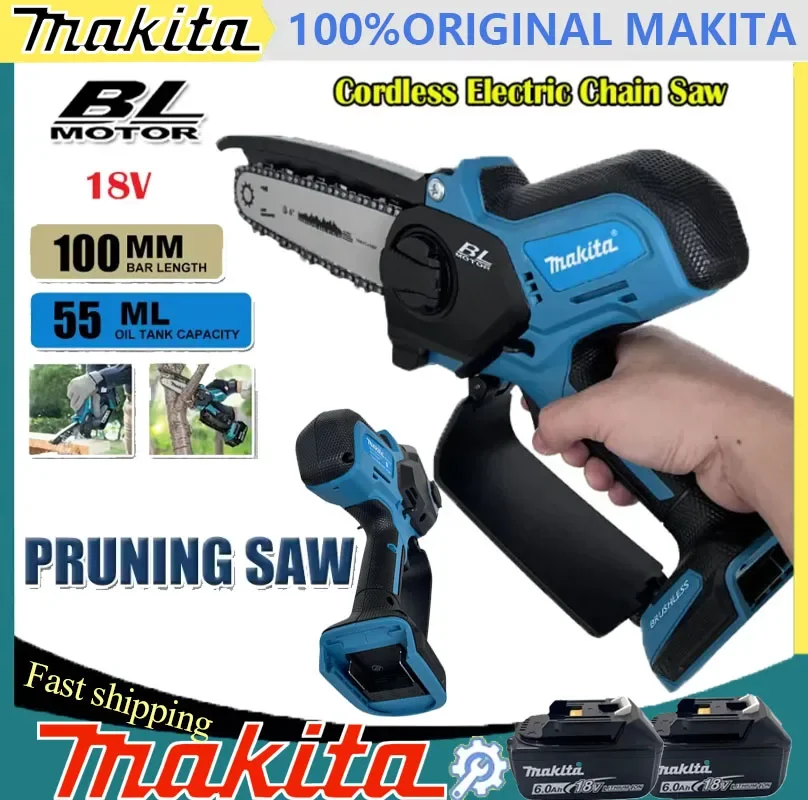 Makita 18V Cordless Chainsaw for Woodworking with Small Handheld Electric 6-inch Logging Sawzall Mini Portable Chainsaw
Makita 18V Cordless Chainsaw for Woodworking with Small Handheld Electric 6-inch Logging Sawzall Mini Portable Chainsaw