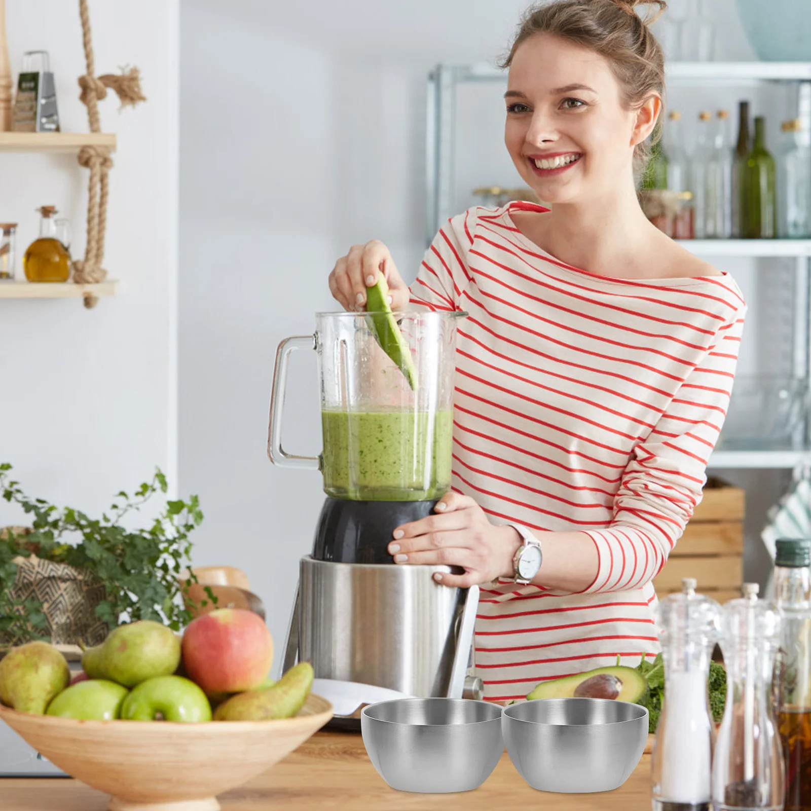 Rice Bowl Bowls Stainless Steel Salad Snack Soup with Handle Korean for Kitchenware
Rice Bowl Bowls Stainless Steel Salad Snack Soup with Handle Korean for Kitchenware