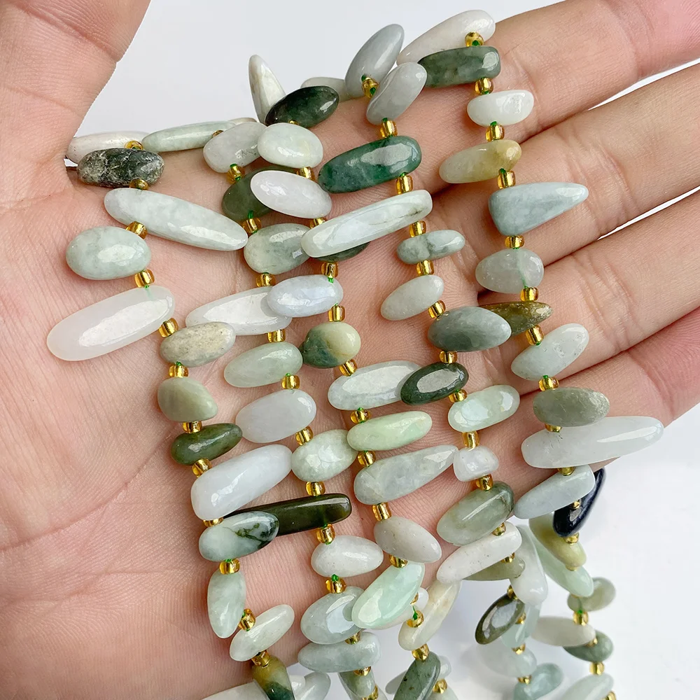 7-16mm Irregular Natural Australia Jades Stone Beads for Jewelry Making Diy Bracelet Necklace Green Tooth Drop Shape
7-16mm Irregular Natural Australia Jades Stone Beads for Jewelry Making Diy Bracelet Necklace Green Tooth Drop Shape
