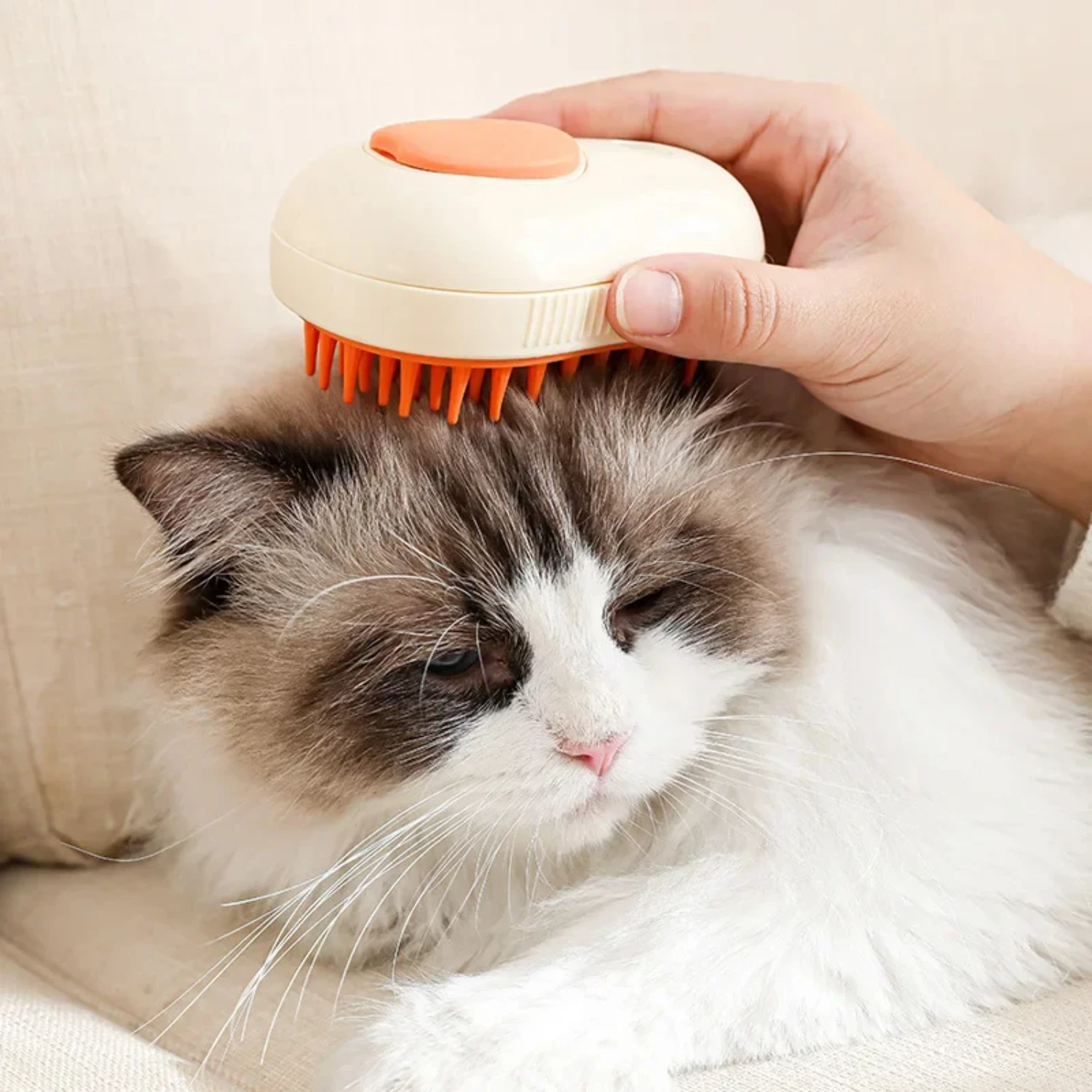 2PCS Pet Spray Comb 3 in 1 Soft Silicone Dog Steam Brush One- Spray Cat Massage Brush Pet Grooming Hair Removal Comb
2PCS Pet Spray Comb 3 in 1 Soft Silicone Dog Steam Brush One- Spray Cat Massage Brush Pet Grooming Hair Removal Comb