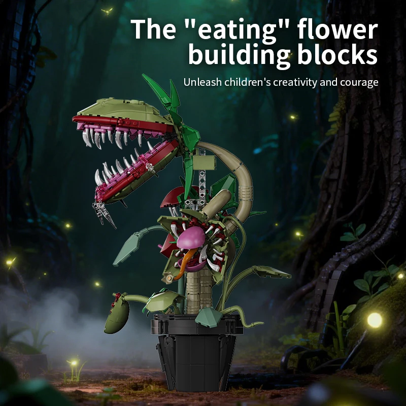 Набор строительных блоков MOC «Пиранья-растение»: Кормилица-цветок, ботанические кирпичики, игрушка для детей, мальчиков, девочек, взрослых, подарок на день рождения, Рождество
Набор строительных блоков MOC «Пиранья-растение»: Кормилица-цветок, ботанические кирпичики, игрушка для детей, мальчиков, девочек, взрослых, подарок на день рождения, Рождество