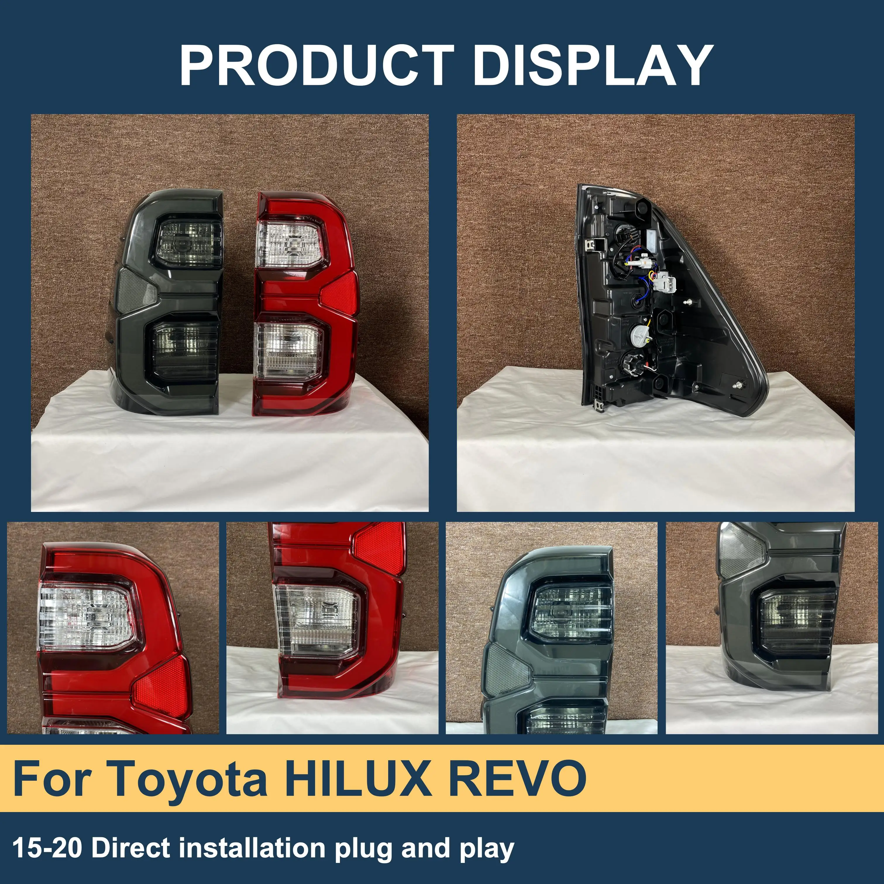 J ONE Led Car Lights Car Accessories Tail Lights For Toyota HILUX REVO 2015-2020 Tail Lights Led Hilux Rear Lights
J ONE Led Car Lights Car Accessories Tail Lights For Toyota HILUX REVO 2015-2020 Tail Lights Led Hilux Rear Lights