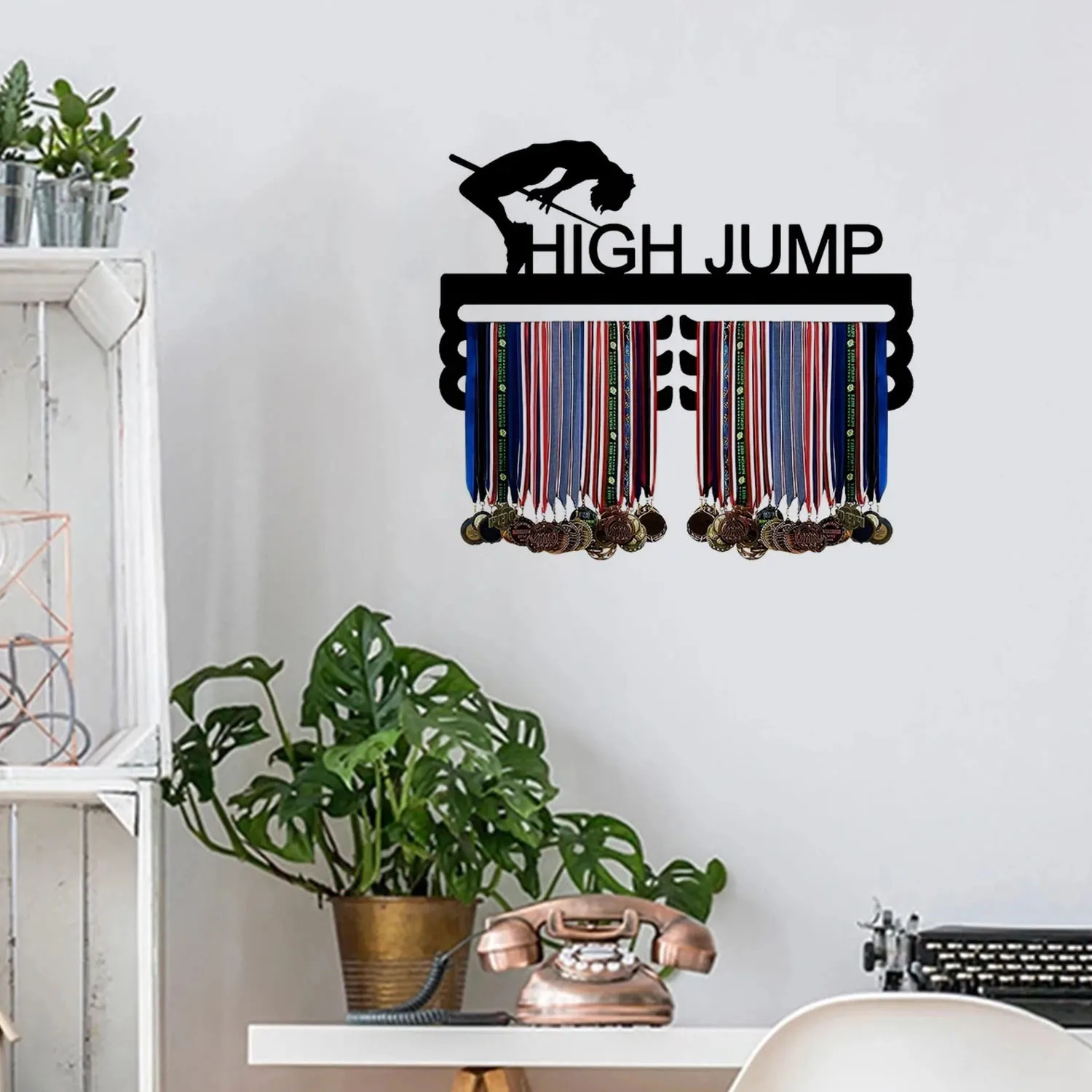 Crafts 1pc Metal Holder, Men's Women's Sports High Jump Tennis Dance Wrestling Athletics Diving Sports Medals And Ribbon Display
Crafts 1pc Metal Holder, Men's Women's Sports High Jump Tennis Dance Wrestling Athletics Diving Sports Medals And Ribbon Display