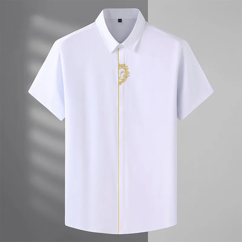 High quality summer 8XL 10XL 12XL Large Size Men Shirt short Sleeve Black White Business formal oversize office wedding Shirt
High quality summer 8XL 10XL 12XL Large Size Men Shirt short Sleeve Black White Business formal oversize office wedding Shirt