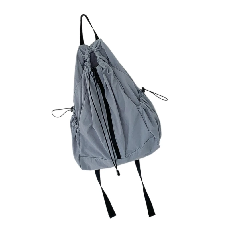 Women Travel Backpack Ruched Drawstring Backpack Student School Backpack Sports Bag Large Capacity Backpack for College
Women Travel Backpack Ruched Drawstring Backpack Student School Backpack Sports Bag Large Capacity Backpack for College