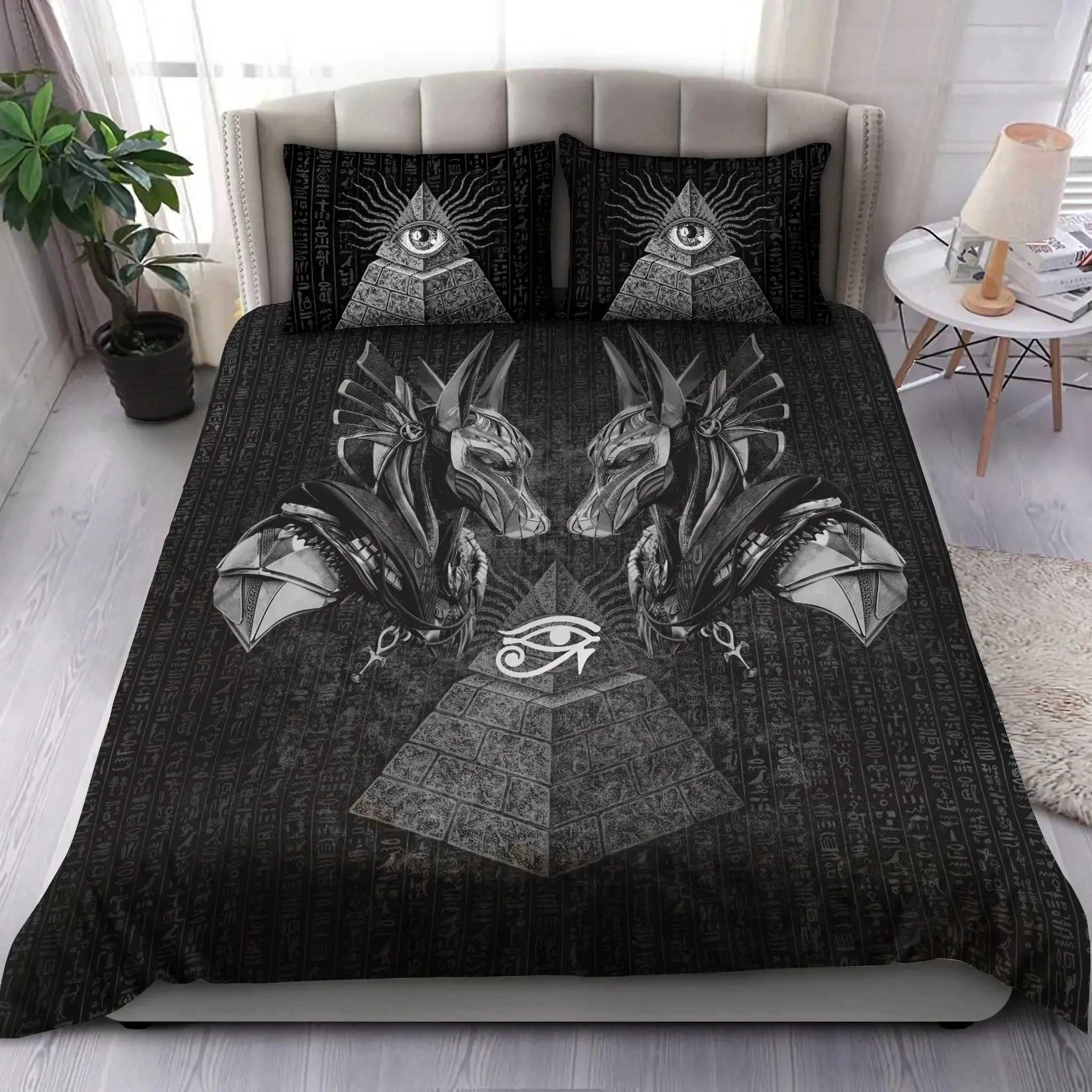 Ancient Egypt Anubis Duvet Cover Set Egyptian Symbol Culture Bedding Sets Vintage Pharaoh Pyramid Boho Tribal Quilt Cover Queen
Ancient Egypt Anubis Duvet Cover Set Egyptian Symbol Culture Bedding Sets Vintage Pharaoh Pyramid Boho Tribal Quilt Cover Queen
