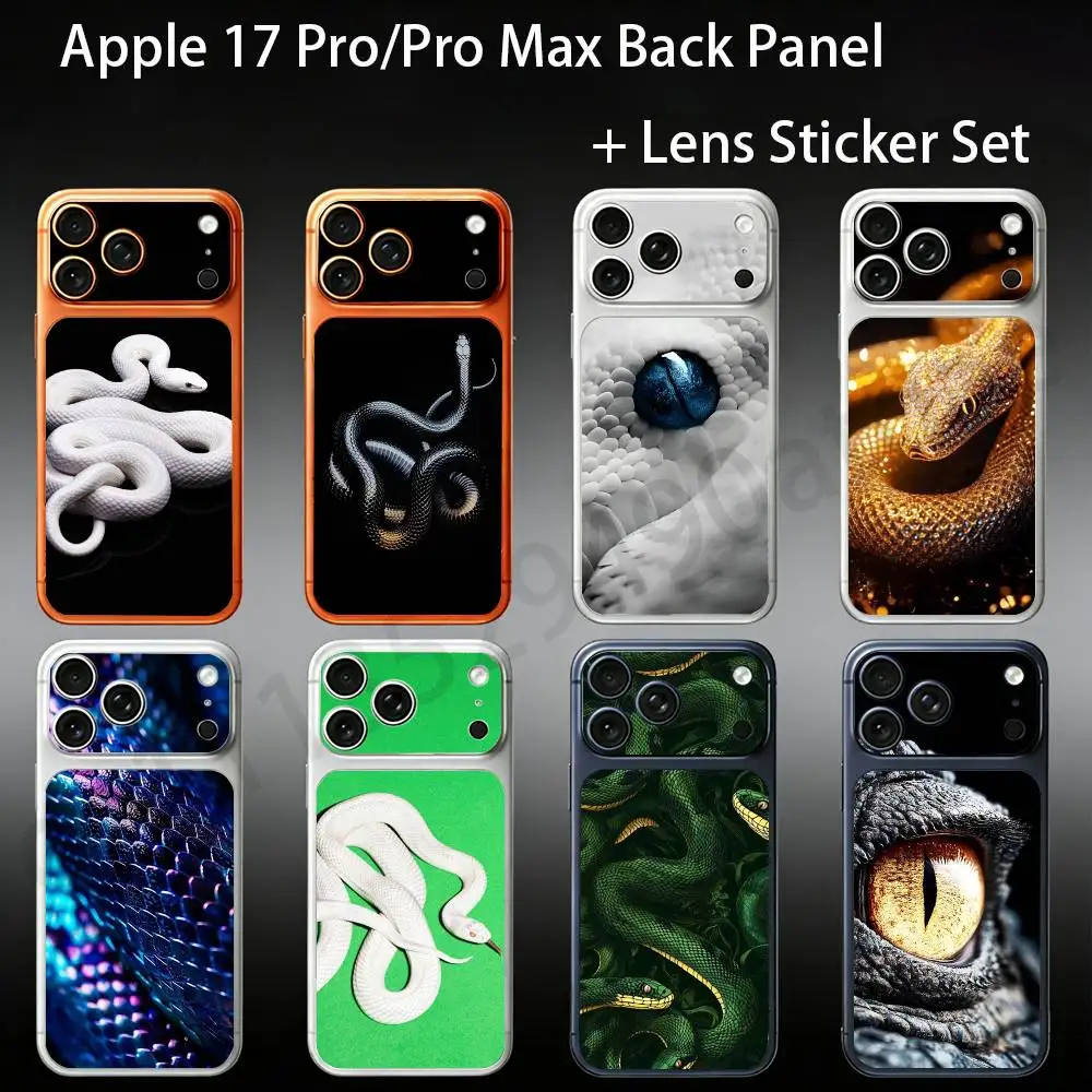 Black White Yellow Snake Pattern For iPhone 17pro/proMax Full body Back Cover Decal Skin Colorful Rear Protective Sticker Film
Black White Yellow Snake Pattern For iPhone 17pro/proMax Full body Back Cover Decal Skin Colorful Rear Protective Sticker Film