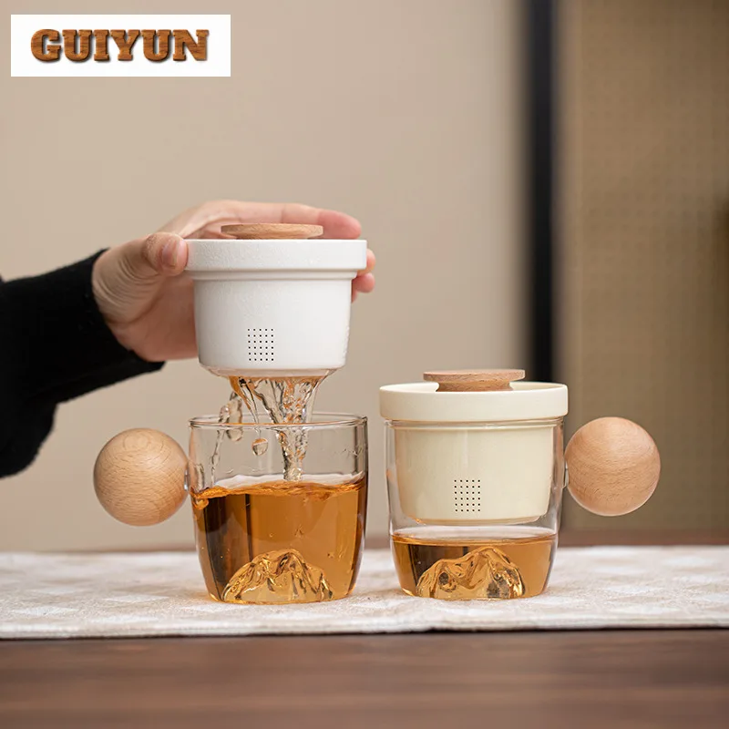 200ml Aesthetic Light Yellow Filter Tea Separator Cup Handmade Tea Mug with Infuser Household Tea Maker Office Water Cup Teaset
200ml Aesthetic Light Yellow Filter Tea Separator Cup Handmade Tea Mug with Infuser Household Tea Maker Office Water Cup Teaset