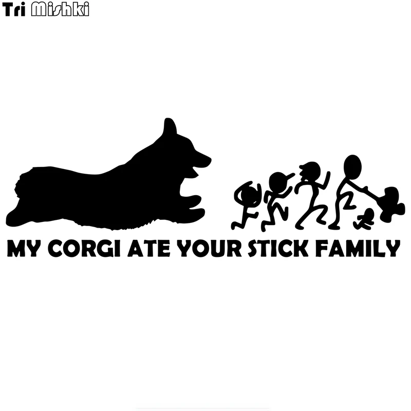 Tri Mishki LBH313 30*10.5cm dog my corgi ate your stick family car sticker Vinyl Decals Motorcycle Accessories sticker
Tri Mishki LBH313 30*10.5cm dog my corgi ate your stick family car sticker Vinyl Decals Motorcycle Accessories sticker