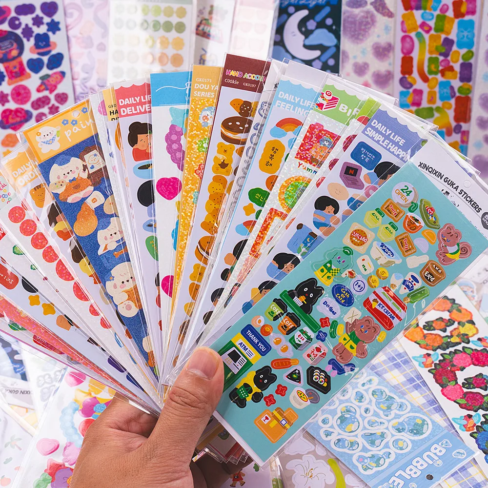 20/10/5/1Sheets Kawaii Handbook Guka Stickers Cartoon Handbook Collage Laser Shiny Stickers DIY Material Stationery Sticker
20/10/5/1Sheets Kawaii Handbook Guka Stickers Cartoon Handbook Collage Laser Shiny Stickers DIY Material Stationery Sticker