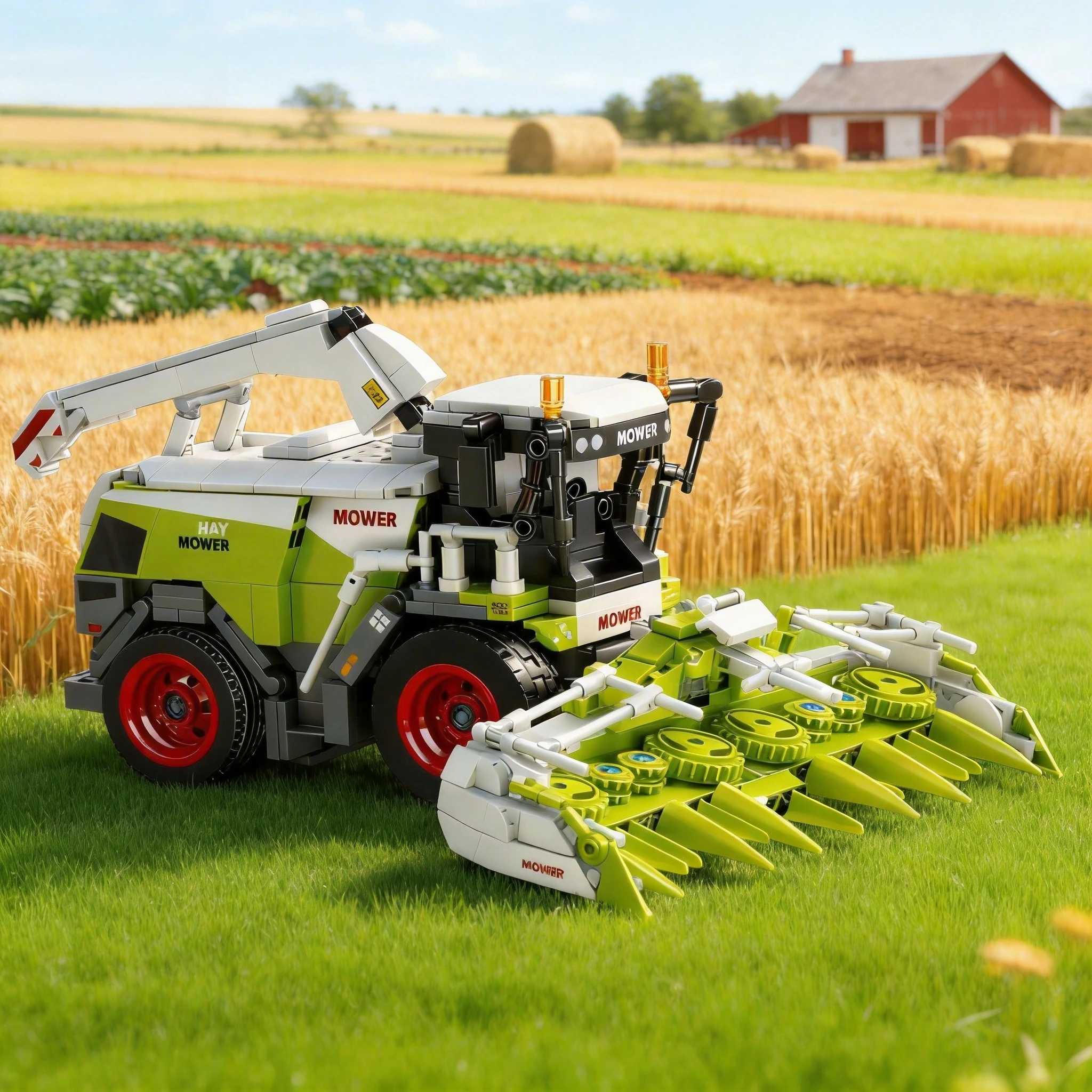 Technical Harvester Baler Durable Mower Building Blocks MOC Farming Simulate Model Assembly Truck Bricks Toys For Gifts
Technical Harvester Baler Durable Mower Building Blocks MOC Farming Simulate Model Assembly Truck Bricks Toys For Gifts