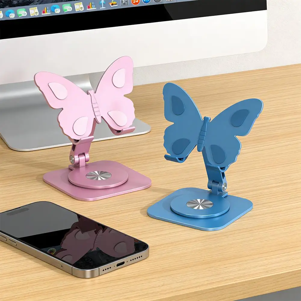 Aluminum Alloy Mobile Phone Holders Butterfly 360 Degree Rotating Mobile Phone Stand Foldable Adjustable Tablet Stand
Aluminum Alloy Mobile Phone Holders Butterfly 360 Degree Rotating Mobile Phone Stand Foldable Adjustable Tablet Stand
