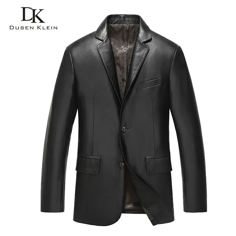 Men Genuine Leather Suit Jacket Sheepskin Coat Slim/Casual/Black 61Z6609
Men Genuine Leather Suit Jacket Sheepskin Coat Slim/Casual/Black 61Z6609