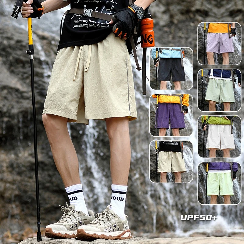Summer Reflective Stripe Sports Shorts Breathable Outdoor Baggy Straight Drawstring Board Elastic Waist Work Joggers Bermuda Man
Summer Reflective Stripe Sports Shorts Breathable Outdoor Baggy Straight Drawstring Board Elastic Waist Work Joggers Bermuda Man