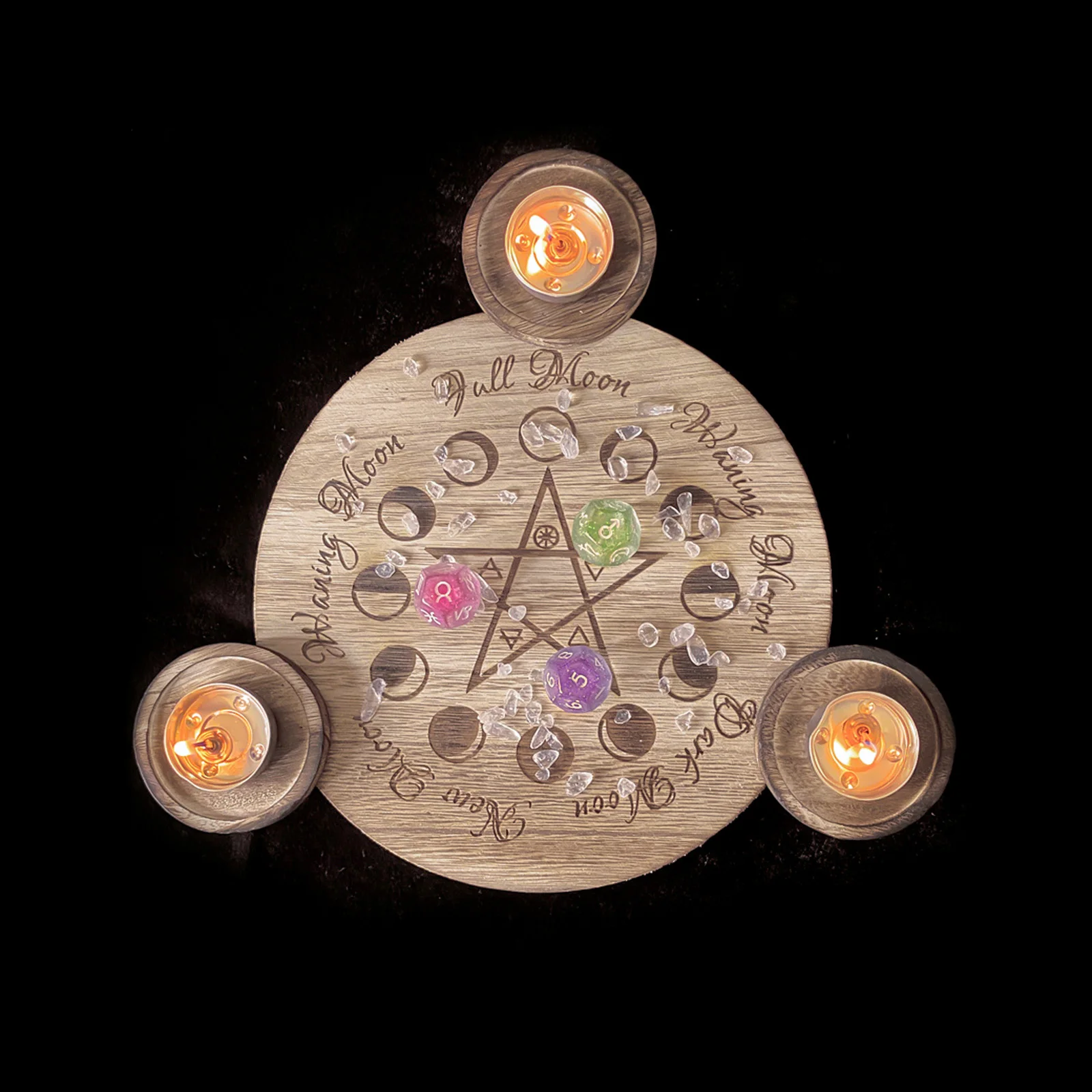 1Pcs Wooden Holder Small Lovely Decorative Candlestick for Christmas Party Home Office Tarot Ritual Decoration
1Pcs Wooden Holder Small Lovely Decorative Candlestick for Christmas Party Home Office Tarot Ritual Decoration