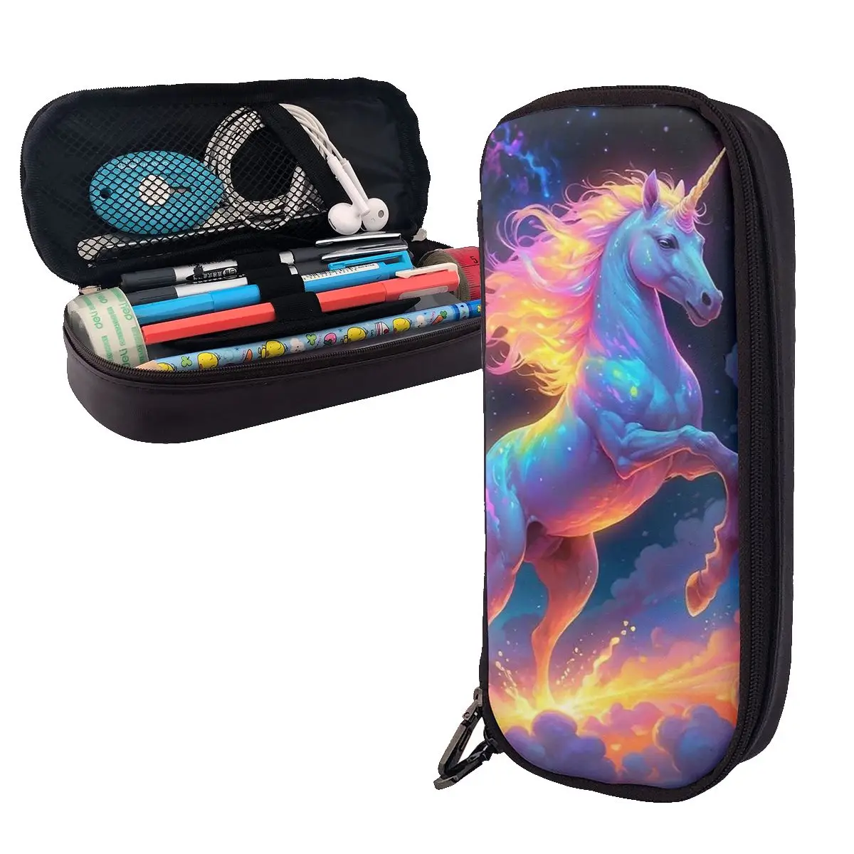 Красочные мечтательные кожаные пеналы с единорогом, пенал для хранения канцелярских принадлежностей, коробка для ручек, сумка-карандаш для мальчиков и девочек
Красочные мечтательные кожаные пеналы с единорогом, пенал для хранения канцелярских принадлежностей, коробка для ручек, сумка-карандаш для мальчиков и девочек
