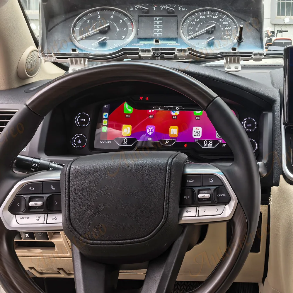 Car Digital Cluster Virtual Cockpit For Toyota Land Cruiser LC200 2008-2015 Multimedia Player Dashboard Speed Meter Screen
Car Digital Cluster Virtual Cockpit For Toyota Land Cruiser LC200 2008-2015 Multimedia Player Dashboard Speed Meter Screen