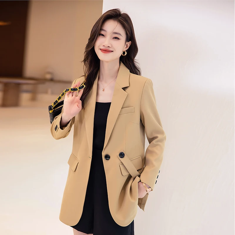 Spring and Autumn Korean Version of the Loose Fashion Women's Long-sleeved Casual Temperament Suit Jacket Office Retro Jacket
Spring and Autumn Korean Version of the Loose Fashion Women's Long-sleeved Casual Temperament Suit Jacket Office Retro Jacket
