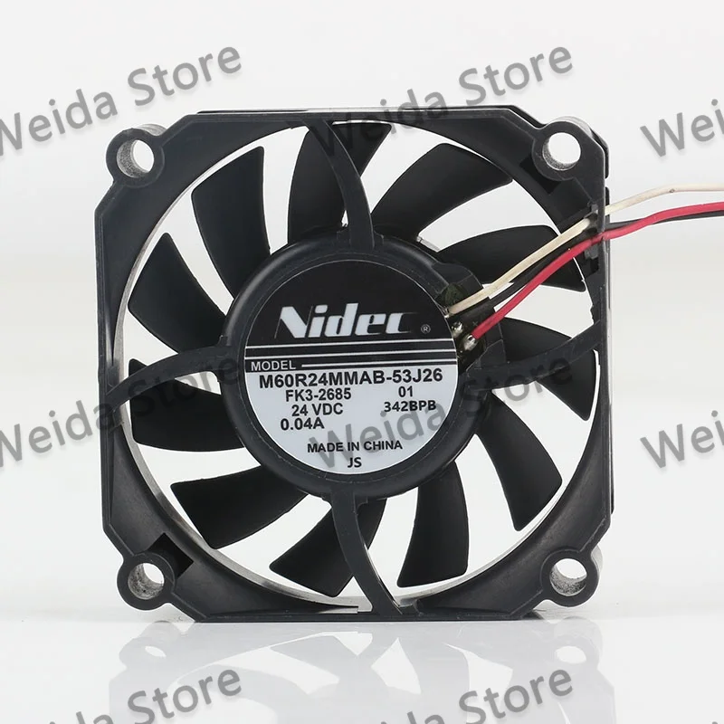 New Nidec 60X60X15MM DC 24V 0.04A AC EC 6015 Inverter Hydraulic bearing 6CM three-wire M60R24MMAB-53J26 Cooling fan
New Nidec 60X60X15MM DC 24V 0.04A AC EC 6015 Inverter Hydraulic bearing 6CM three-wire M60R24MMAB-53J26 Cooling fan
