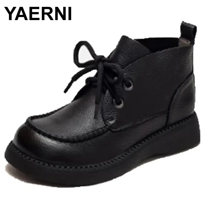 2025 Genuine leather Women's boots Casual short Women leisure shoes Slim Boots Pure handmade ankle boots Work
2025 Genuine leather Women's boots Casual short Women leisure shoes Slim Boots Pure handmade ankle boots Work