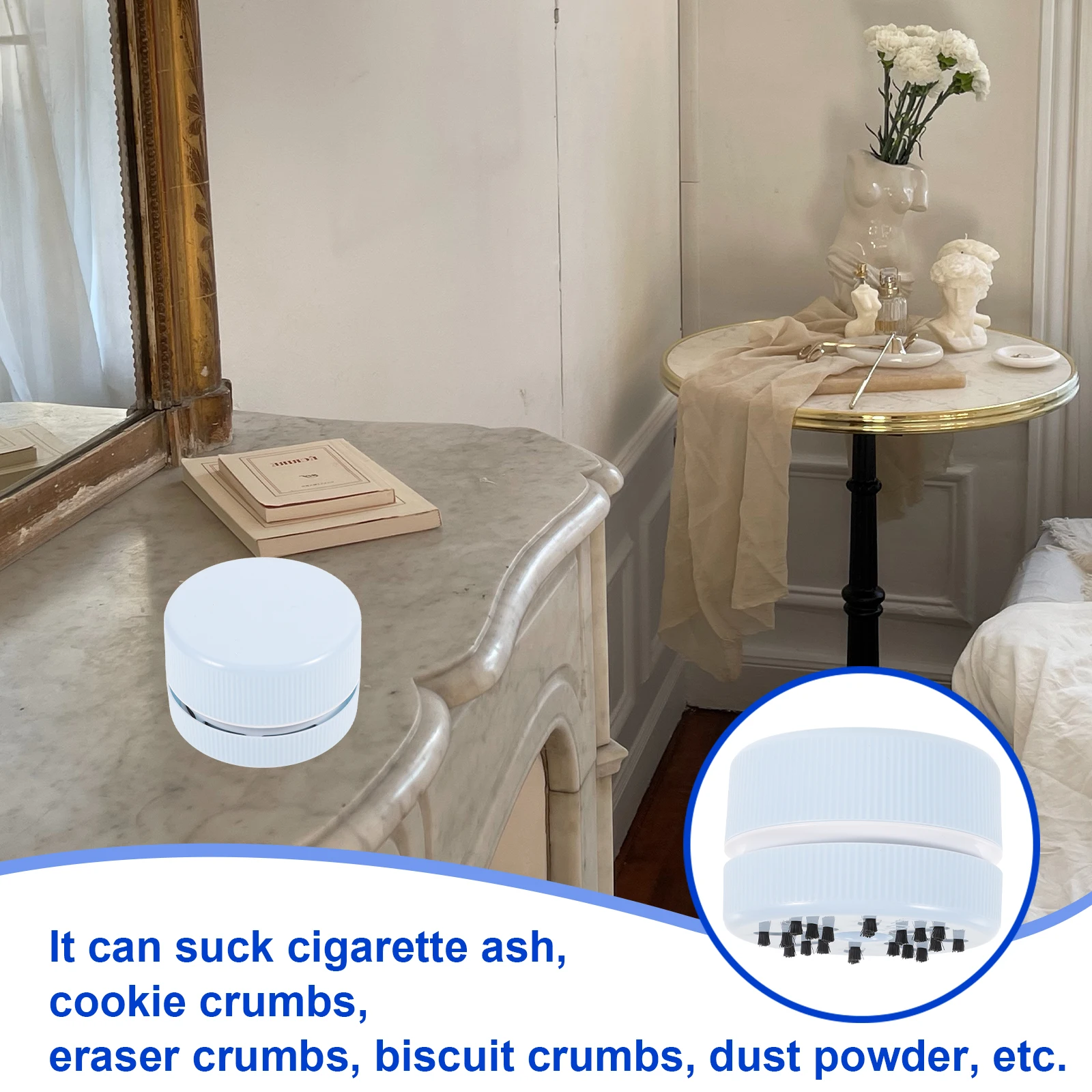 2 Pcs Handheld Vacuum Cleaner Carpet Mini Desktop Dust Small Crumb Collector Table Machine
2 Pcs Handheld Vacuum Cleaner Carpet Mini Desktop Dust Small Crumb Collector Table Machine