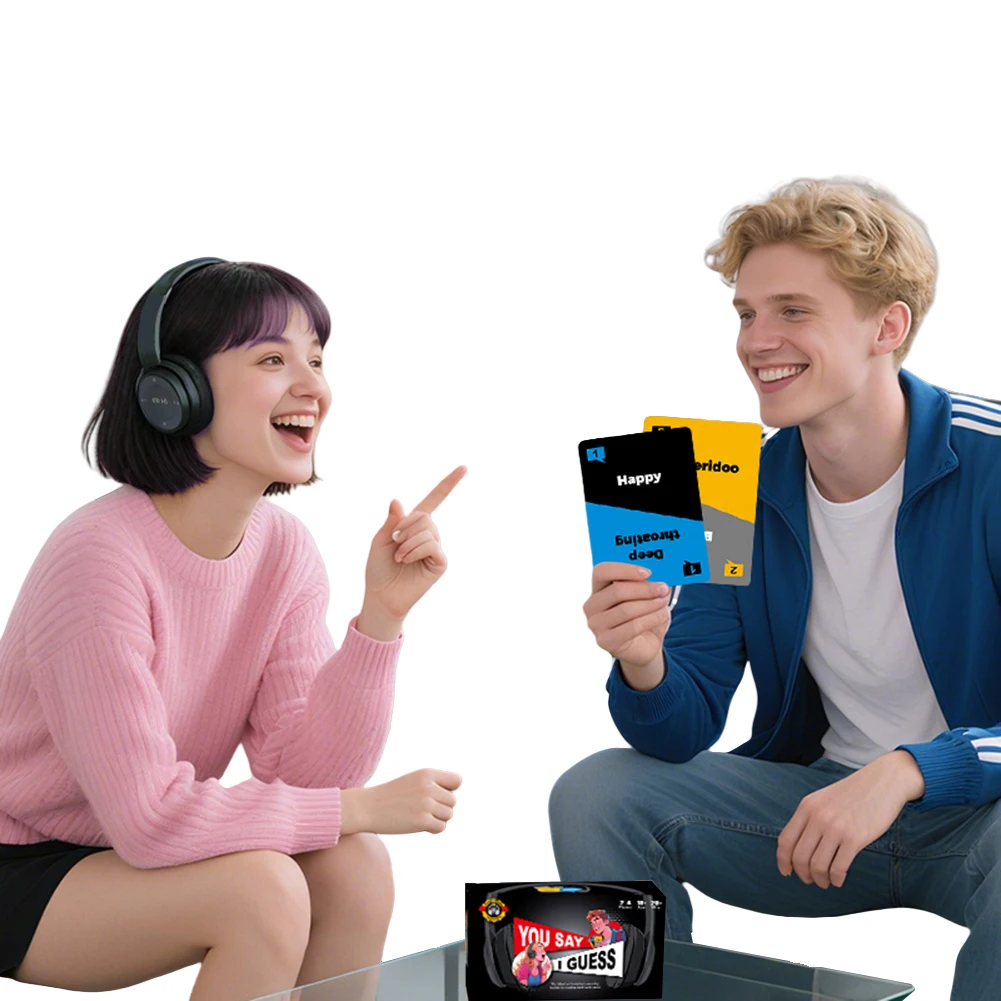 Lip Reading Party Games Based On The Headphone Challenge Funny Phrase Combos - Card Games What She Said Game for Adults
Lip Reading Party Games Based On The Headphone Challenge Funny Phrase Combos - Card Games What She Said Game for Adults