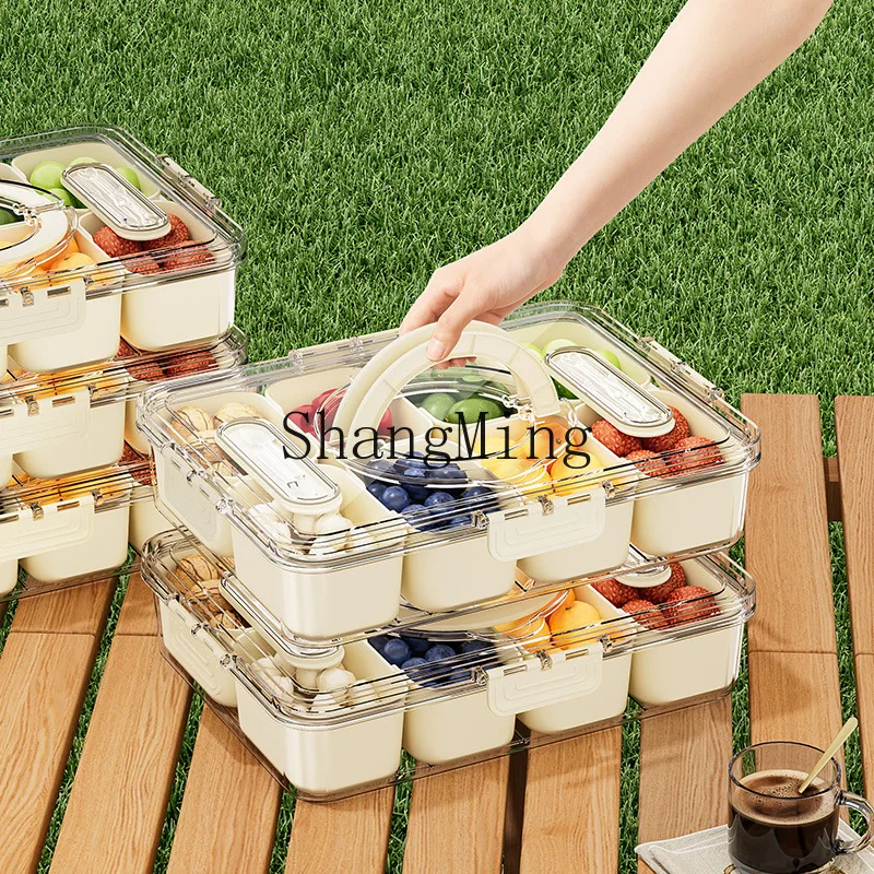 FG good-looking portable crisper outdoor camping portable bento box fruit and food sub-packaging storage box grid storage
FG good-looking portable crisper outdoor camping portable bento box fruit and food sub-packaging storage box grid storage