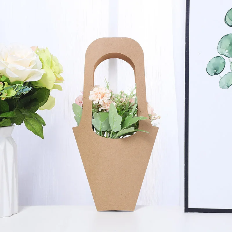 10Pcs Kraft Paper Bag Portable Mother's Day Holiday Gift HandBag Flower Bag Bouquet Packaging Gift Bags Children's Day Tote Bag
10Pcs Kraft Paper Bag Portable Mother's Day Holiday Gift HandBag Flower Bag Bouquet Packaging Gift Bags Children's Day Tote Bag
