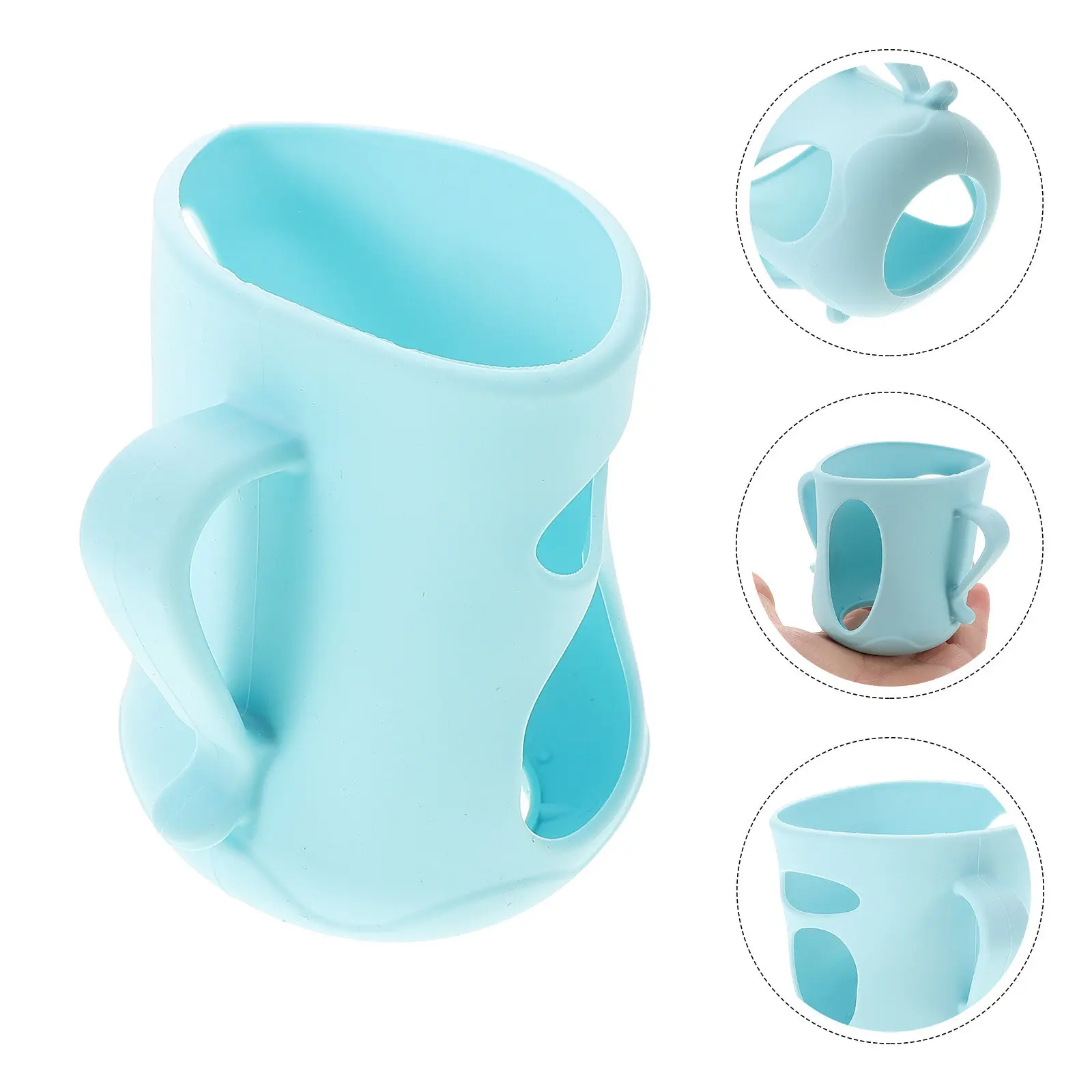 Silicone Baby Bottle Handle Ergonomic Wide Neck Bottle Holder Universal Fit Feeding Accessory
Silicone Baby Bottle Handle Ergonomic Wide Neck Bottle Holder Universal Fit Feeding Accessory