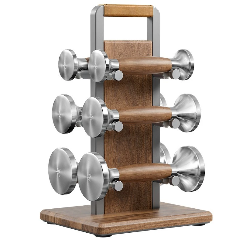 Walnut small dumbbell set household light strength sports fitness equipment
Walnut small dumbbell set household light strength sports fitness equipment