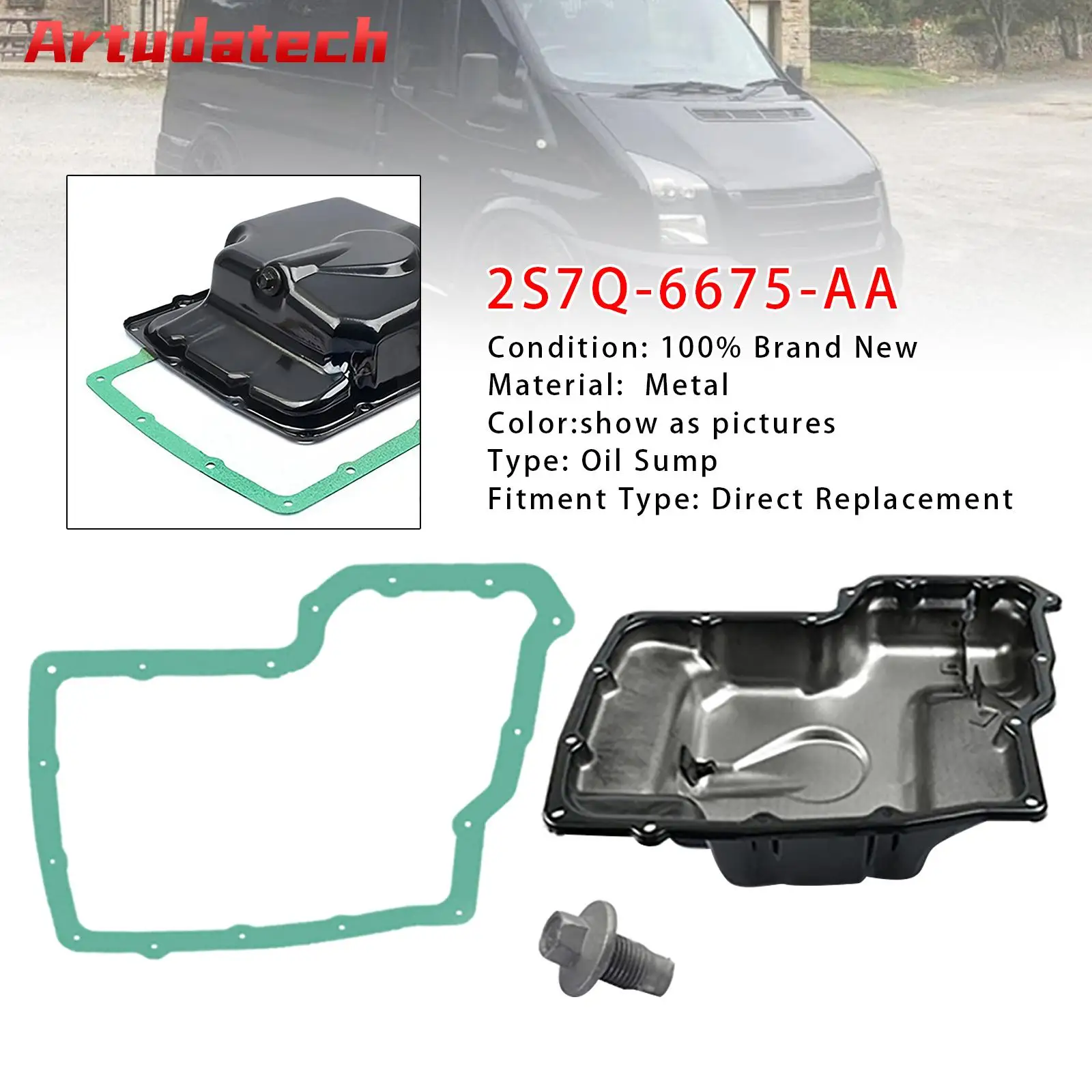 Artudatech Oil Sump Pan+Plug+Gasket 2S7Q-6675-AA For Ford Transit MK6 MK7 MK8 2.0 2.2 FWD Car Accessories
Artudatech Oil Sump Pan+Plug+Gasket 2S7Q-6675-AA For Ford Transit MK6 MK7 MK8 2.0 2.2 FWD Car Accessories