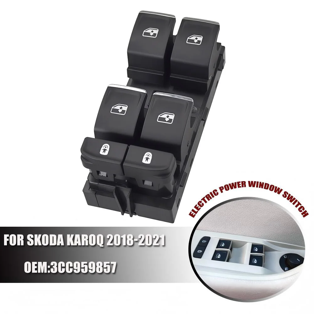 For Seat Leon Chrome Master Window Lifter Switch For VW Golf MK7 Passat B8 Tiguan Touran Car Accessories 3G0959857C 3G0959857B
For Seat Leon Chrome Master Window Lifter Switch For VW Golf MK7 Passat B8 Tiguan Touran Car Accessories 3G0959857C 3G0959857B