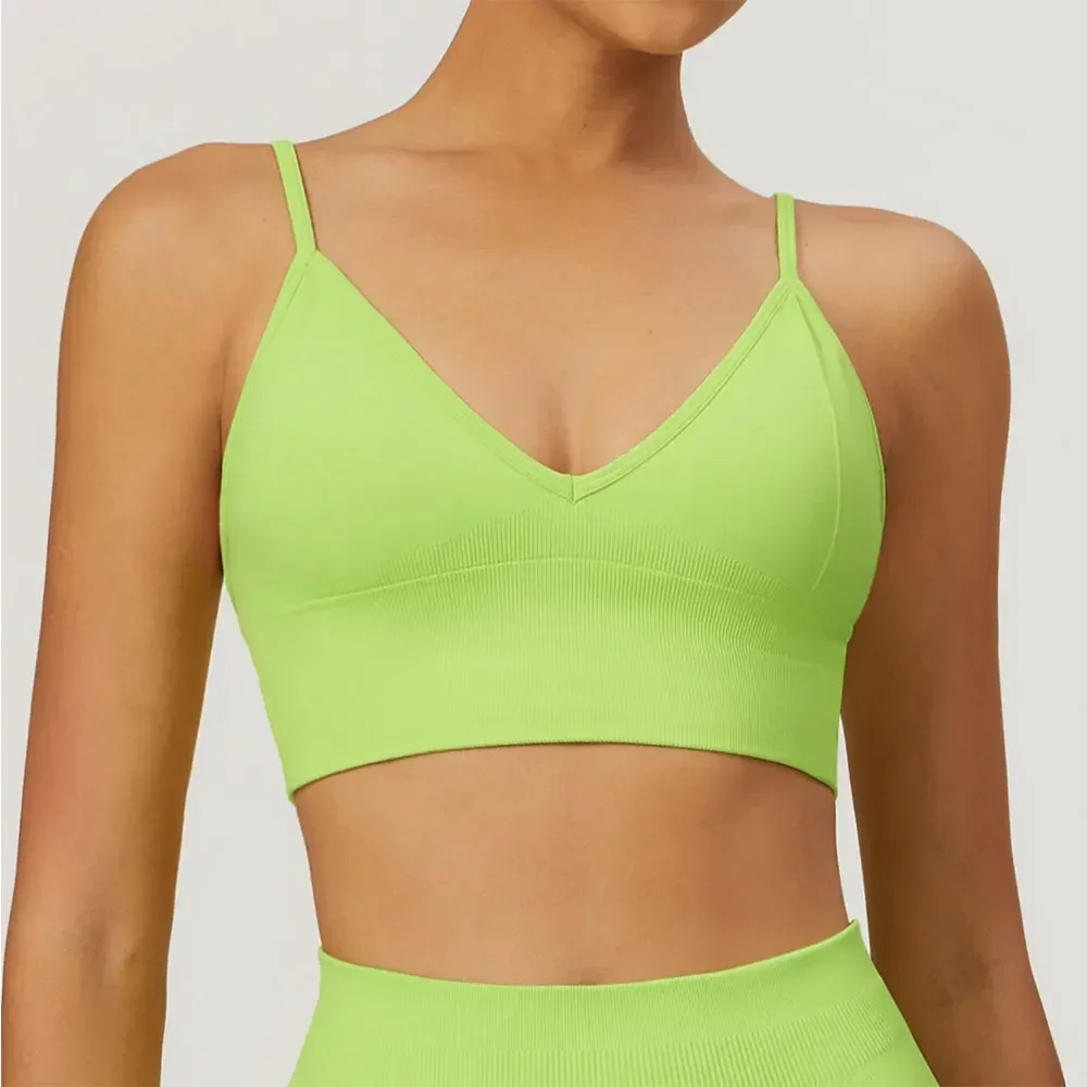 Women Seamless Sport Bra Shockproof Fitness Tops Gym Crop Top Brassiere Push Up Sport Bras Gym Workout Top Breathable Yoga Bra
Women Seamless Sport Bra Shockproof Fitness Tops Gym Crop Top Brassiere Push Up Sport Bras Gym Workout Top Breathable Yoga Bra