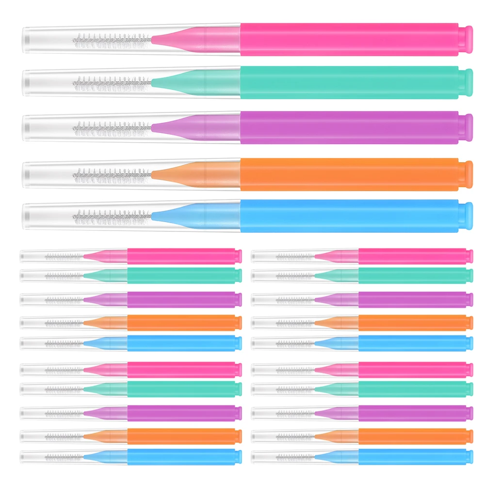 50pcs Interdental Brushes Orange Blue Green Pink Purple Stainless Steel 304 Portable Between Teeth Cleaner Tools 
50pcs Interdental Brushes Orange Blue Green Pink Purple Stainless Steel 304 Portable Between Teeth Cleaner Tools