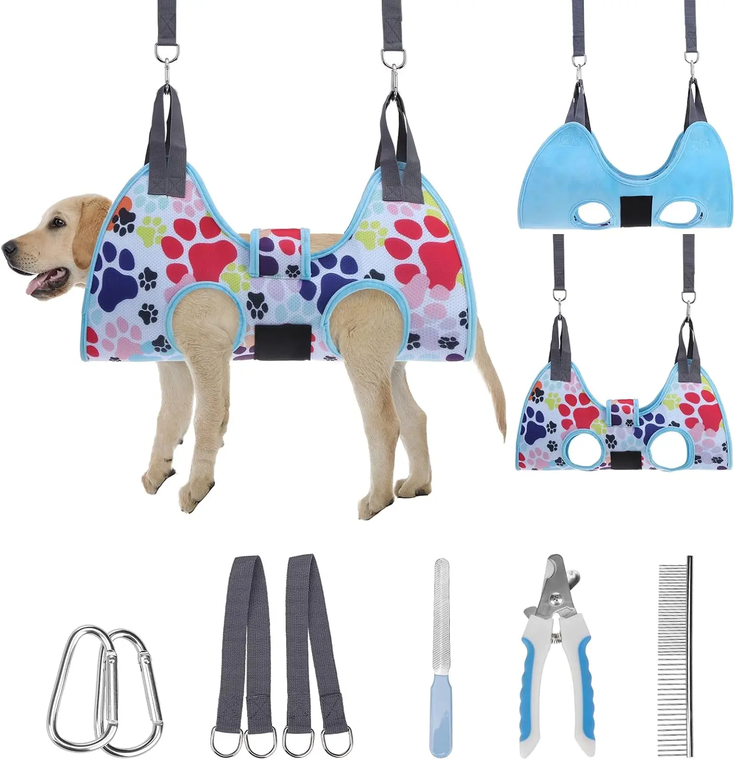 Dog Grooming Hammo Harn For Dogs & Cats With Pet Nail C Trimmer - Cat Hanger Sling For Trimming Clipping Nails- Dog Hammo
Dog Grooming Hammo Harn For Dogs & Cats With Pet Nail C Trimmer - Cat Hanger Sling For Trimming Clipping Nails- Dog Hammo