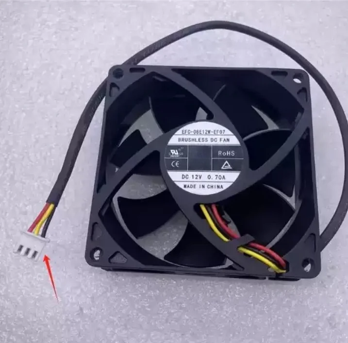 8025 80*80*25mm EFC-08E12W-EF07/06 12V server inverter cooling fan
8025 80*80*25mm EFC-08E12W-EF07/06 12V server inverter cooling fan