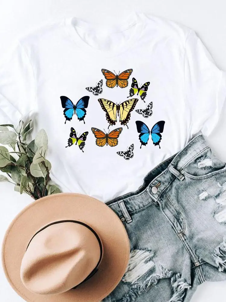 Tee Women Flower Sweet Trend Lovely Style Clothing Fashion Print Summer Short Sleeve Clothes T Female Casual Graphic T-shirts
Tee Women Flower Sweet Trend Lovely Style Clothing Fashion Print Summer Short Sleeve Clothes T Female Casual Graphic T-shirts