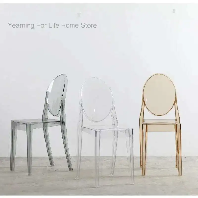 Modern Kitchen Plastic Dining Chair Nordic Restaurant Minimalist Acrylic Clear Dining Chair cadeira de jantar house furnitures
Modern Kitchen Plastic Dining Chair Nordic Restaurant Minimalist Acrylic Clear Dining Chair cadeira de jantar house furnitures