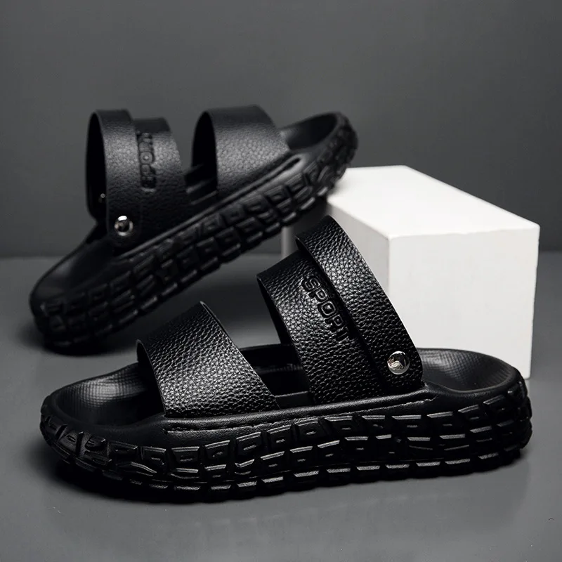 Thick Bottom Height Increasing Slippers Men Summer Outer Wear Dual Purpose Sandals Driving Sports Beach Sandals Soft Anti-slip
Thick Bottom Height Increasing Slippers Men Summer Outer Wear Dual Purpose Sandals Driving Sports Beach Sandals Soft Anti-slip