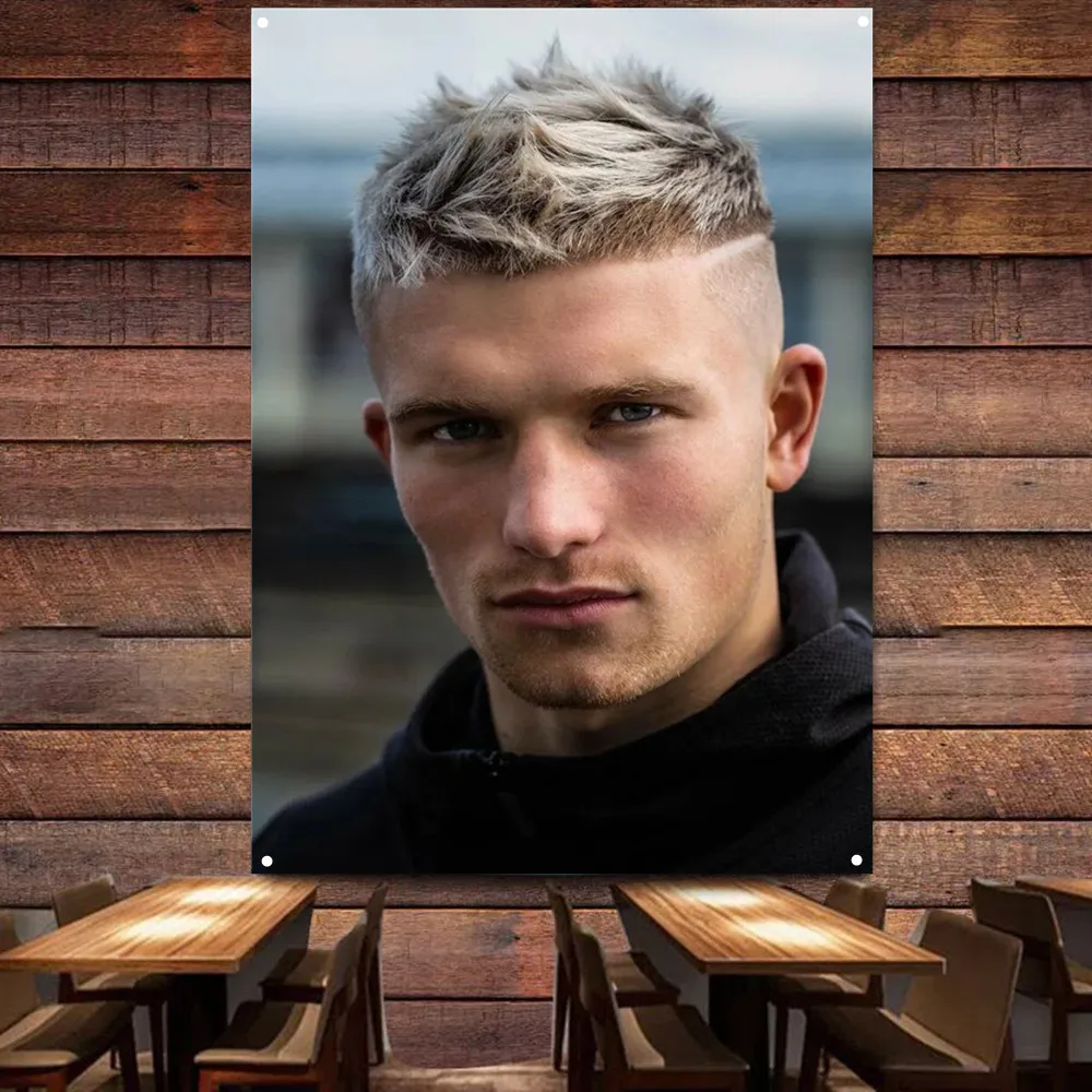 Spiky Hairstyle for Men Flag Polyester Digital Printing Banner Hairstyling Poster for Barber Shop Wall Art Indoor Tapestry Decor
Spiky Hairstyle for Men Flag Polyester Digital Printing Banner Hairstyling Poster for Barber Shop Wall Art Indoor Tapestry Decor