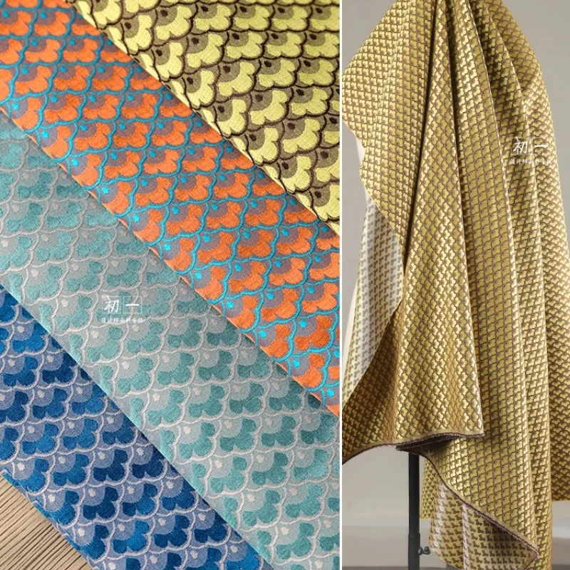 Chinese Scale Jacquard Fabric Chinese Style Metal Wire Diy Jacket Clothing Designer Cloth for Sewing Material Per Meter
Chinese Scale Jacquard Fabric Chinese Style Metal Wire Diy Jacket Clothing Designer Cloth for Sewing Material Per Meter