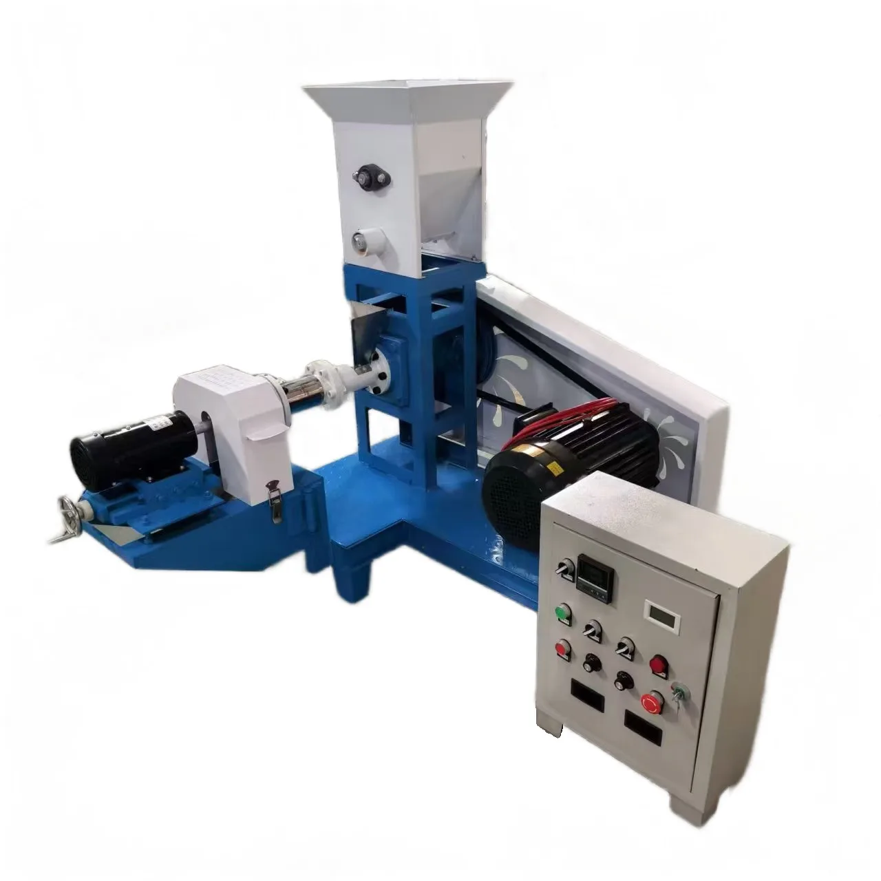 Hot Sale Feed Extruder Production Line Fish Feed Dog Food and Cat Food Pellet Machine Floating Feed Extruder Machine
Hot Sale Feed Extruder Production Line Fish Feed Dog Food and Cat Food Pellet Machine Floating Feed Extruder Machine
